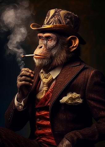 Smoking Monkey