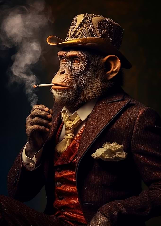 Smoking Monkey