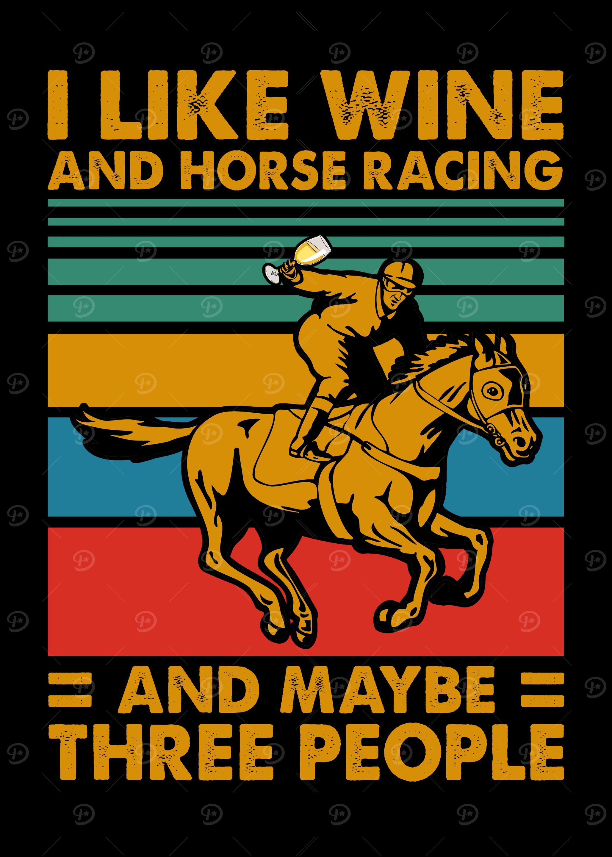 Wine And Horse Racing