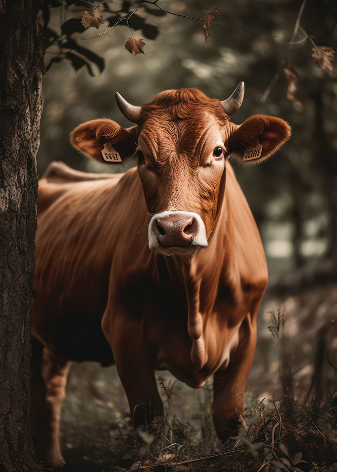 Gentle cow