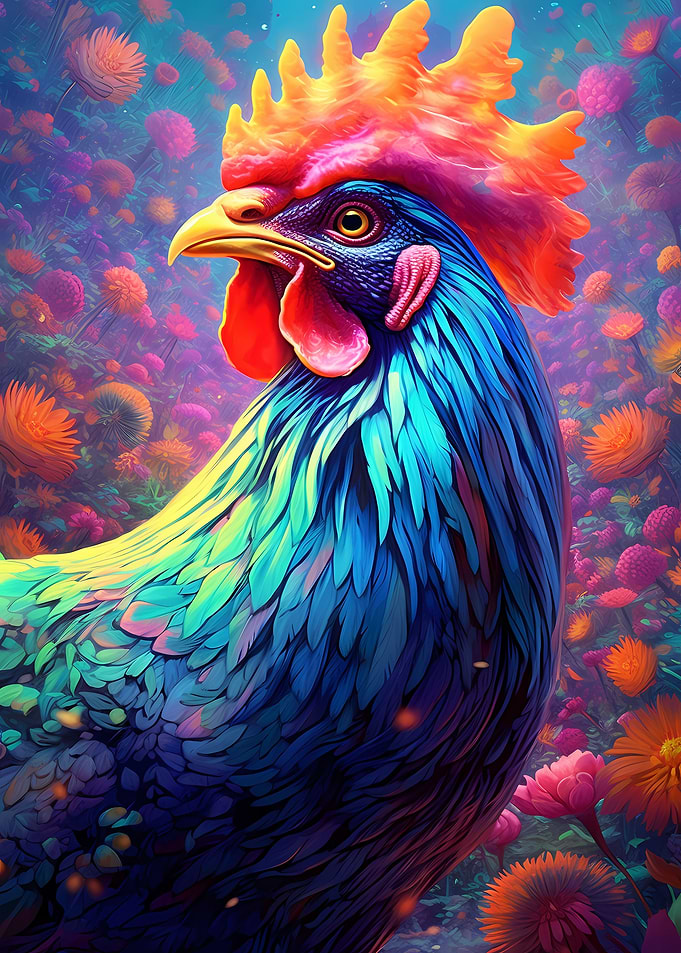 Funny Chicken Color