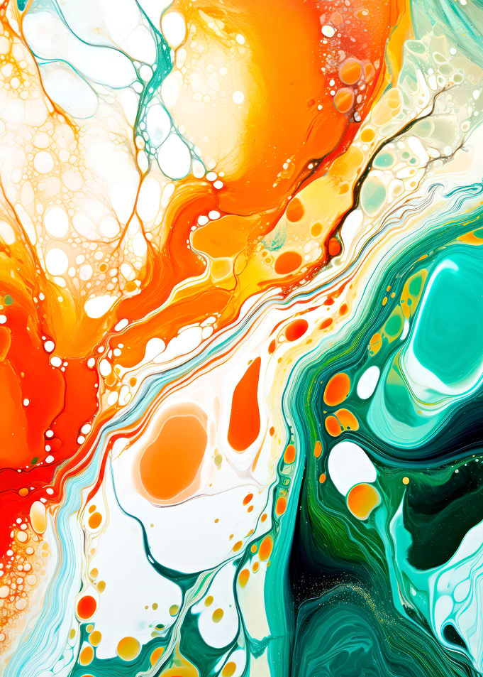 Acrylic Paint Pour 9