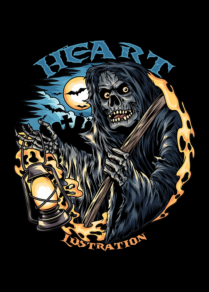 grim reaper lantern Text