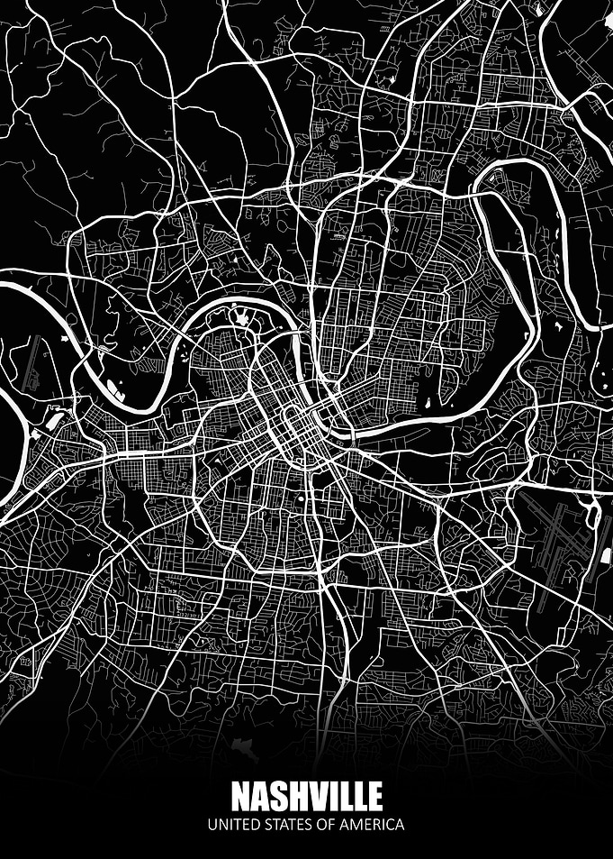 Nashville USA Map