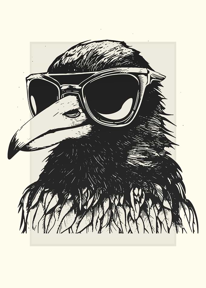Crow Illustration