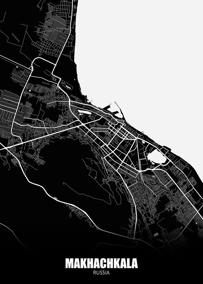 Makachkala Russia Map