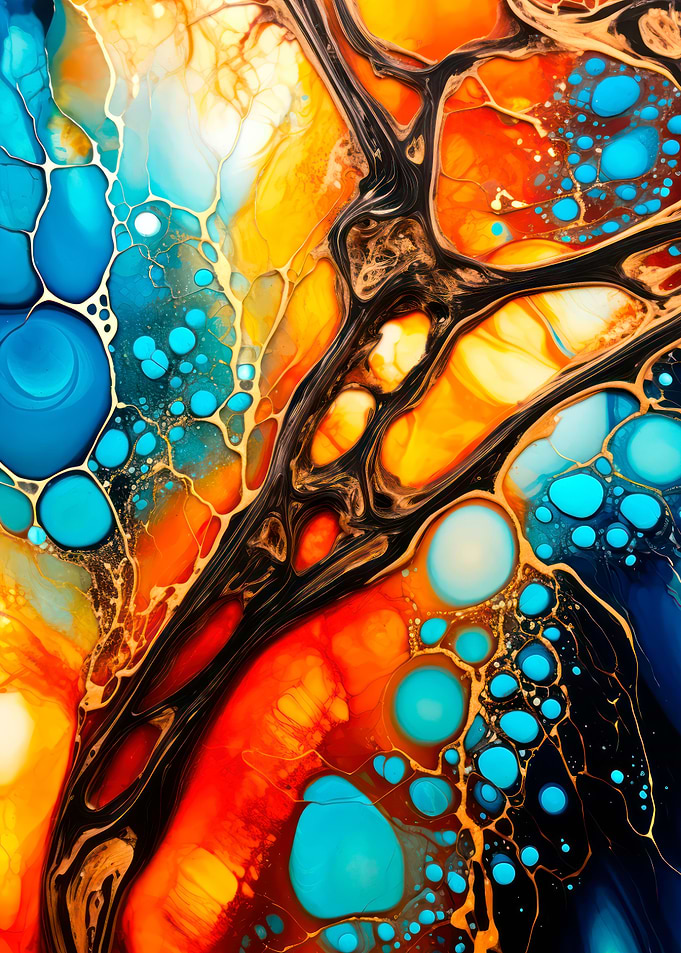 Acrylic Paint Pour 14