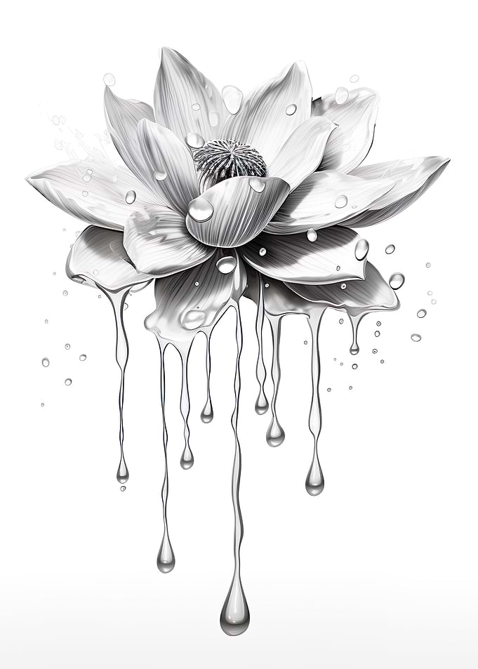 Lotus Flower Ink