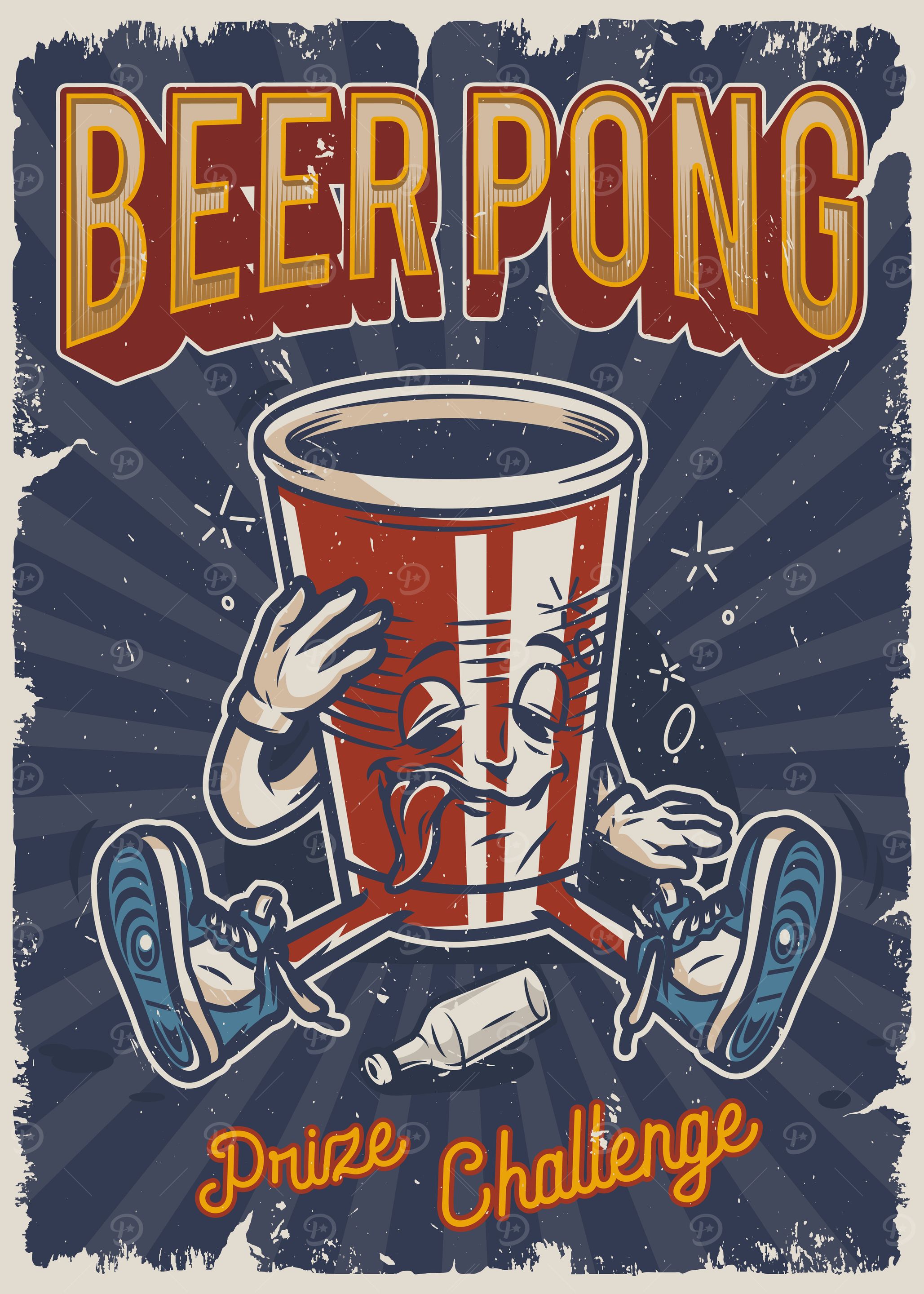 Beer Pong Alcohol Party