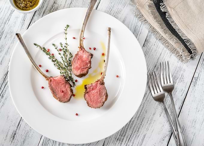 Rack of lamb