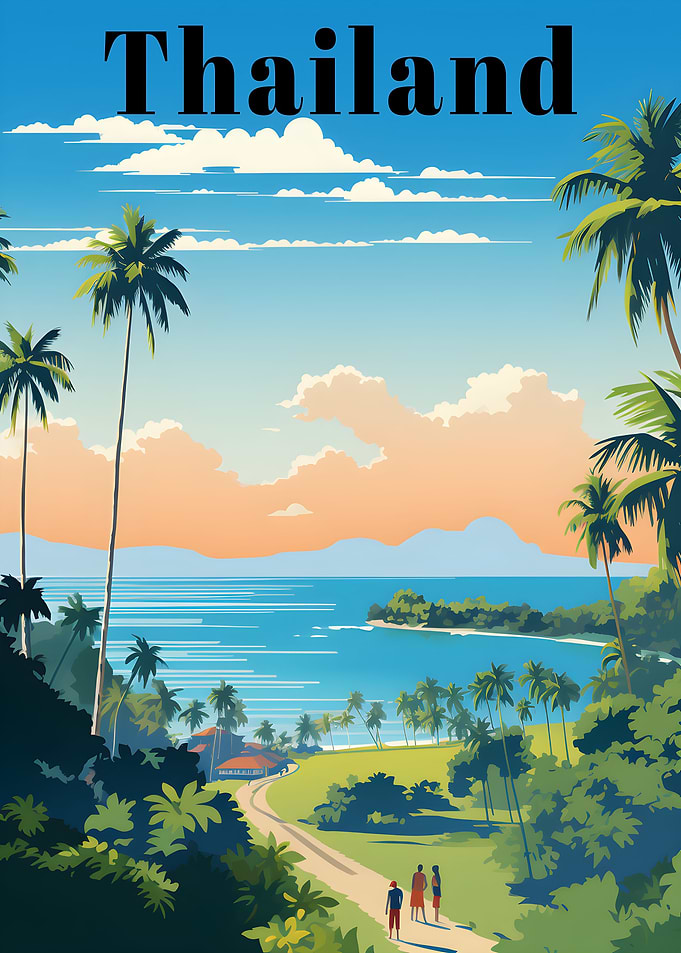 Thailand Travel Poster