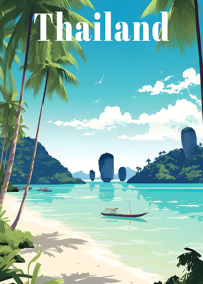 Thailand Travel Poster