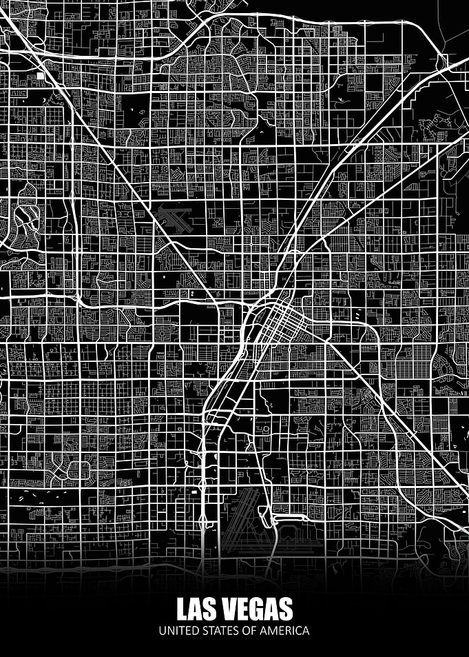 Las Vegas USA Map
