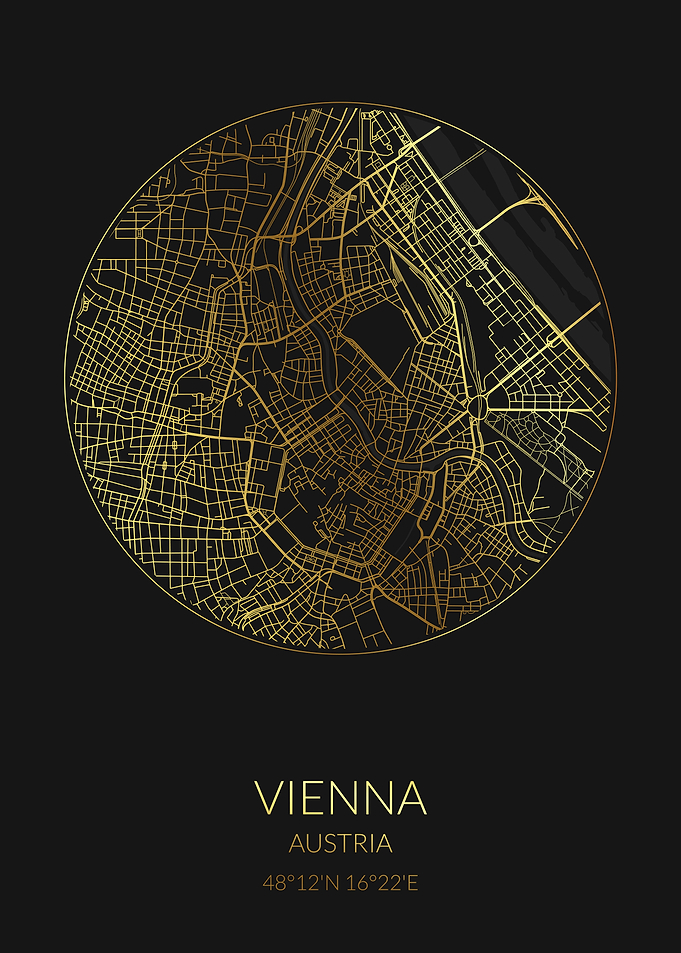 Vienna Black Gold Map