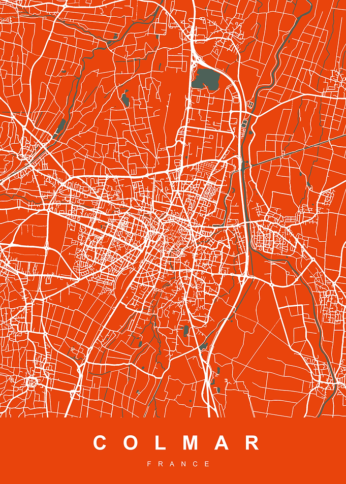 Map COLMAR FRANCE