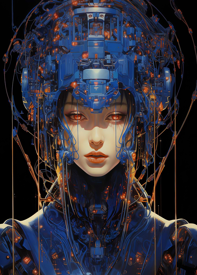 Anime Cyborg Warrior