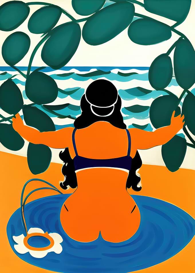 Beach Body Poster