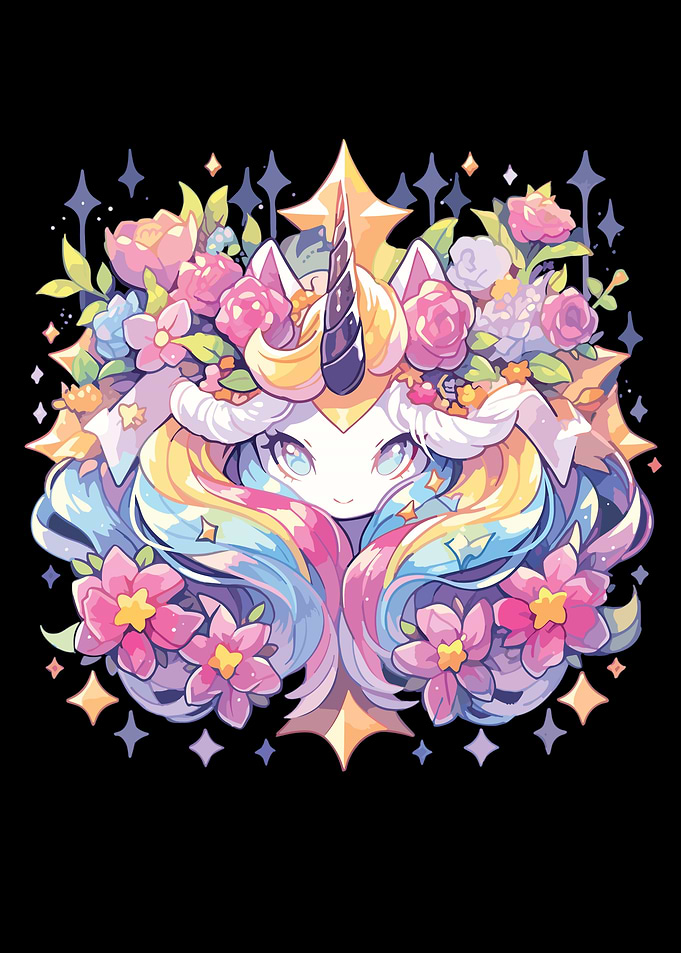 Flowers Unicorn Unicorn