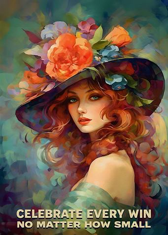 Art Noveau Floral Print
