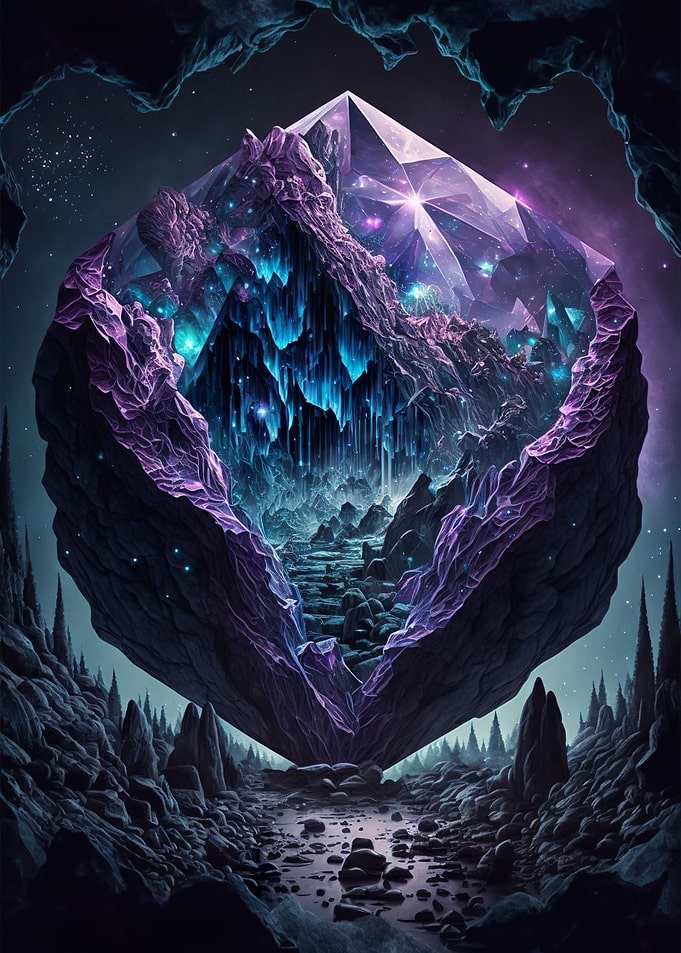 Fantasy Space Landscape