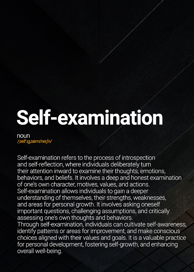 Self examination