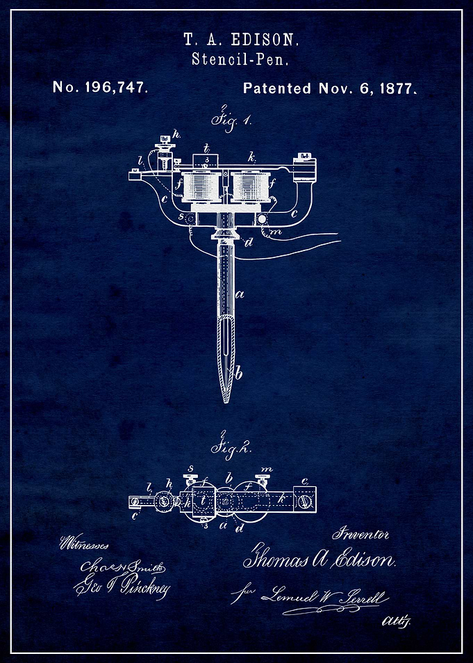 Tattoo Machine 1877