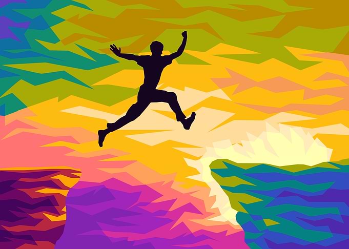 Jump Try WPAP Pop Art