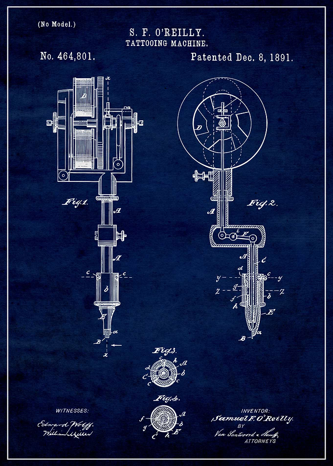 Tattoo Machine 1891
