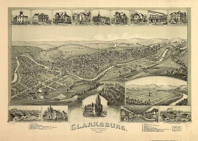 Clarksburg WV 1898