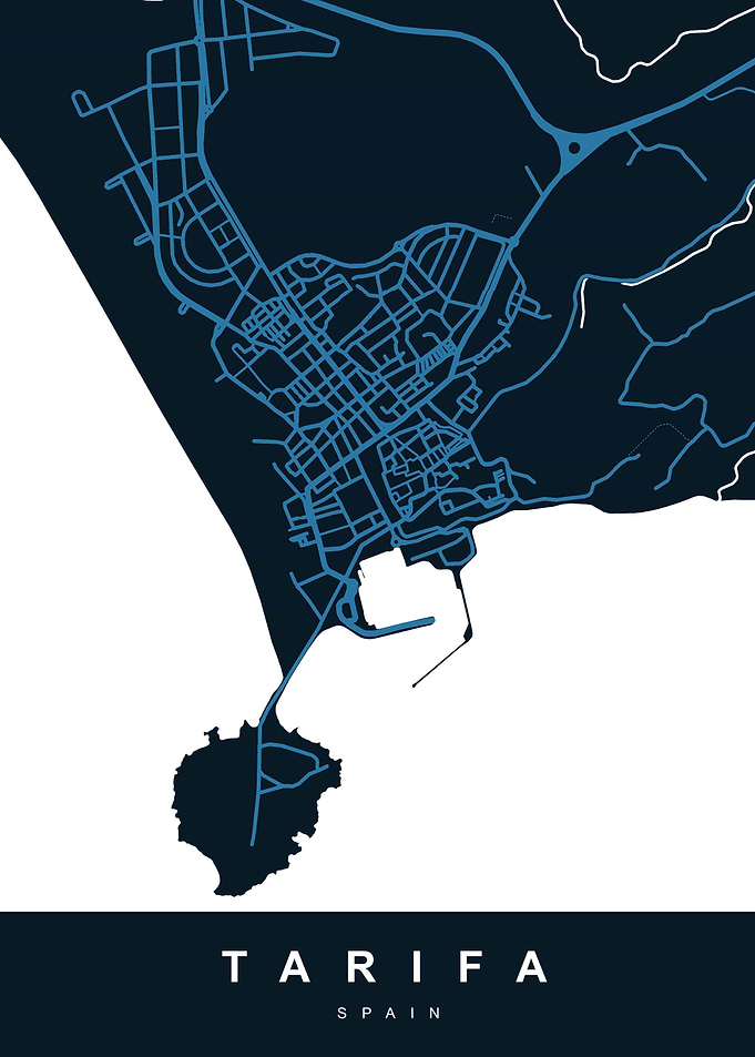 MAP TARIFA SPAIN