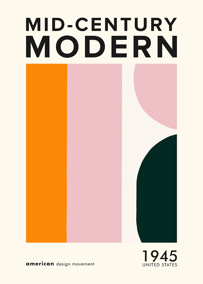 Modern American Poster