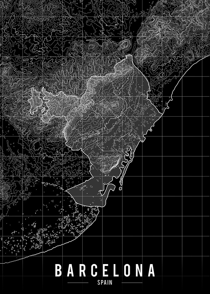 Barcelona map