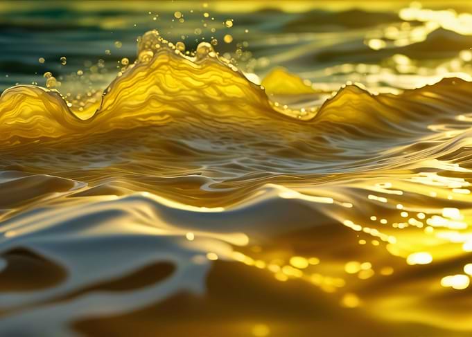 Evening ocean water