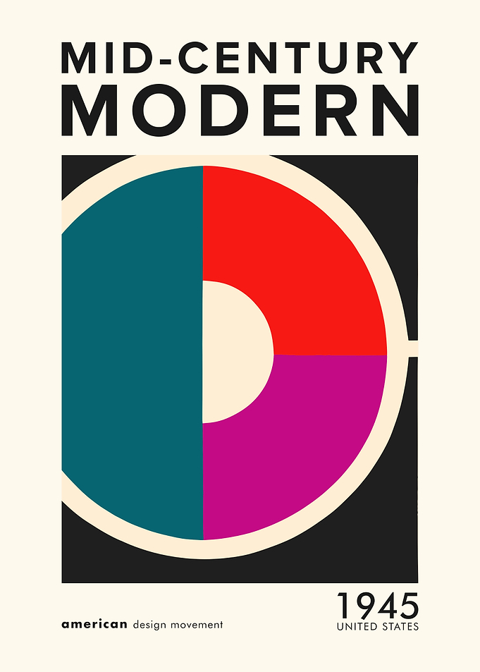 Mid Century Design Poster