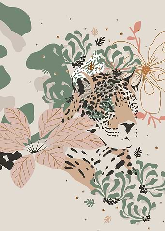 Leopard in the jungle