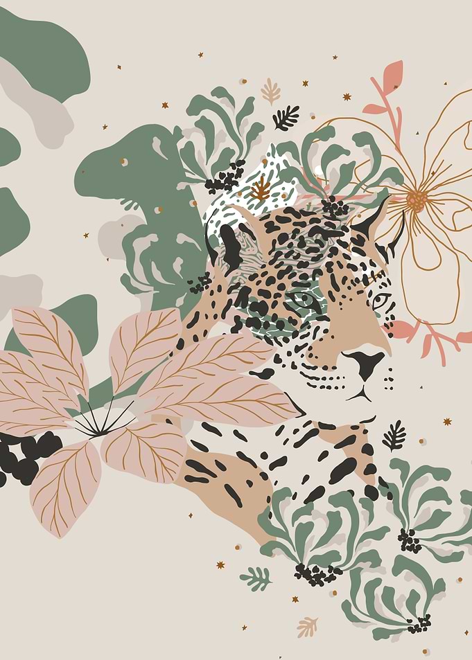 Leopard in the jungle