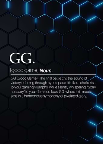 GG good game word def