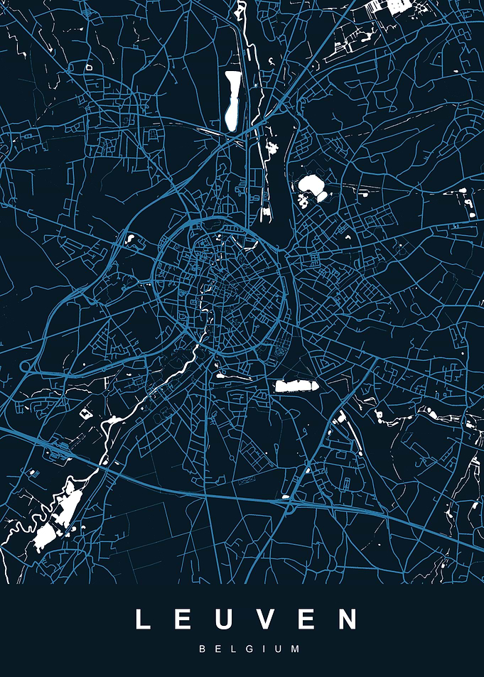 MAP LEUVEN BELGIUM