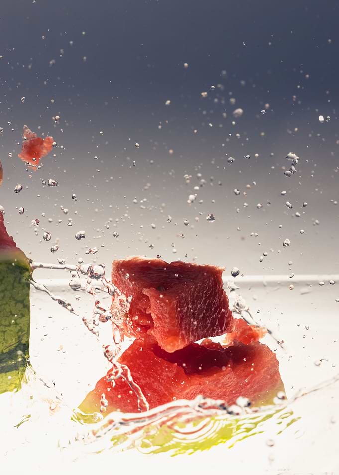 Watermelon splashingv