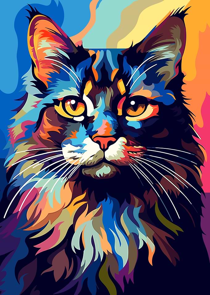 Cat Popart