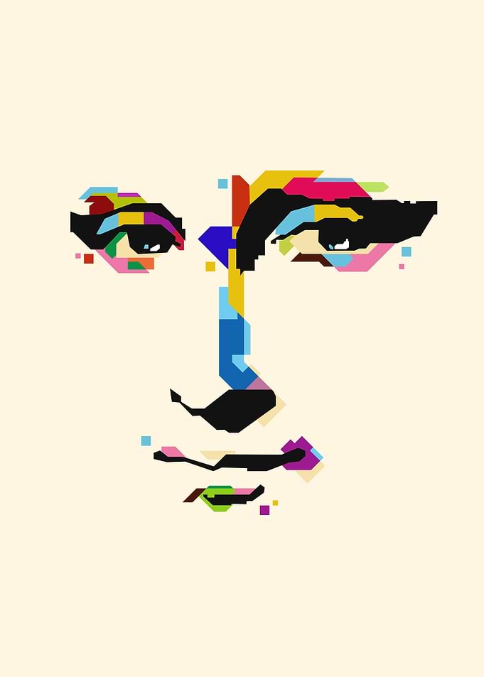 The Mona Lisa Face WPAP