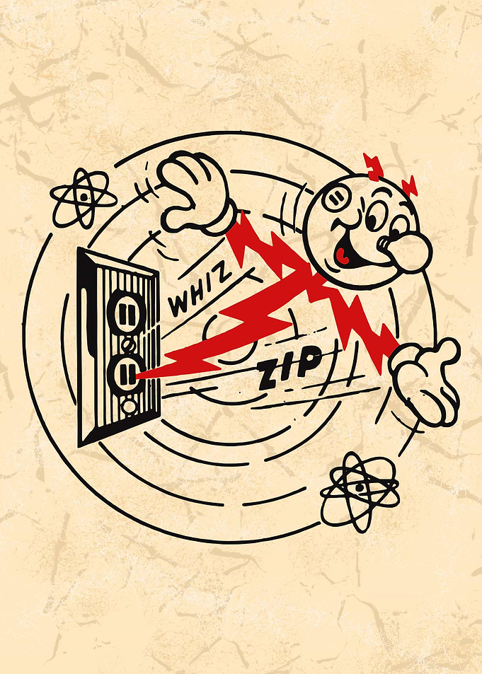 Reddy kilowatt cartoon cha