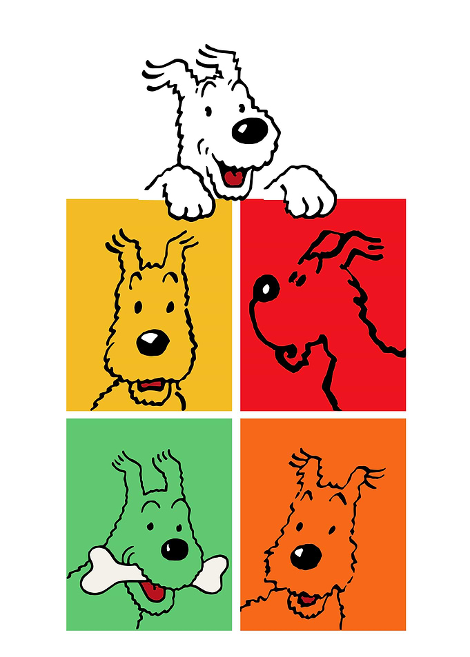 milou snowy tintin