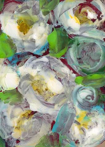 Abstract White Floral