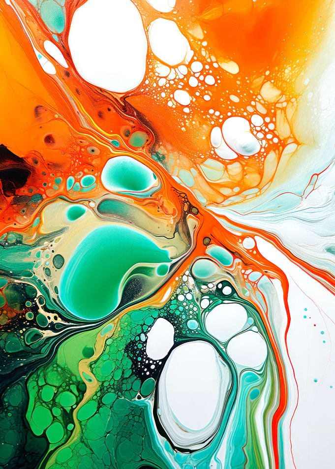 Acrylic Paint Pour 23