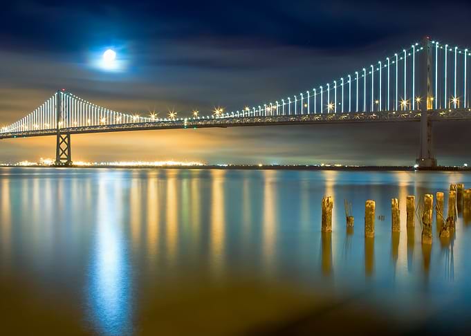 Bay Bridge at Night