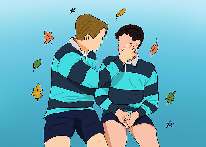 Nick and Charlie Lockeroom