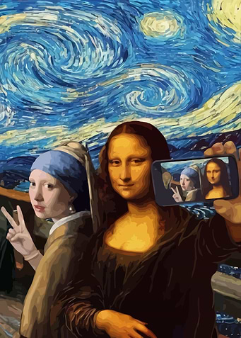 Vintage Mona Lisa Meme