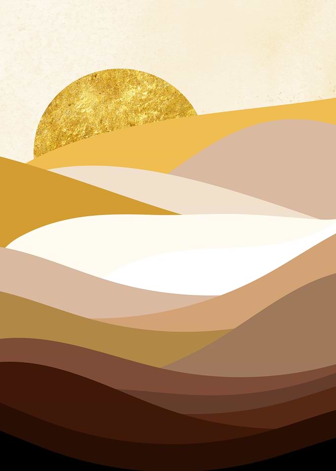 Sand Dunes Illustration