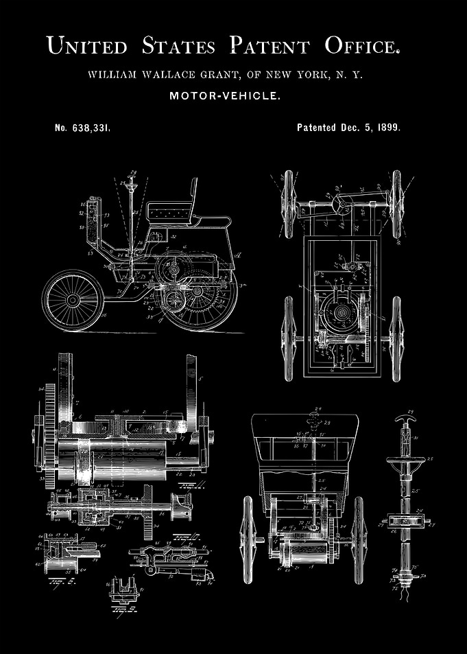 1899 Car Patent